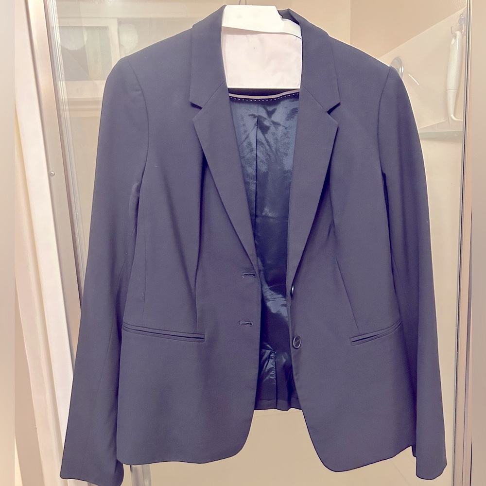 Navy Suit jacket and Skirt set from The Limited